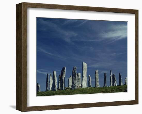 Callanish Stone Circle, Lewis, Outer Hebrides, Western Isles, Scotland, United Kingdom, Europe-Woolfitt Adam-Framed Photographic Print