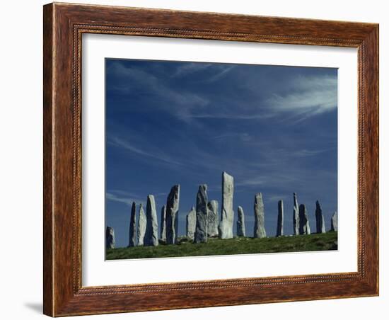 Callanish Stone Circle, Lewis, Outer Hebrides, Western Isles, Scotland, United Kingdom, Europe-Woolfitt Adam-Framed Photographic Print