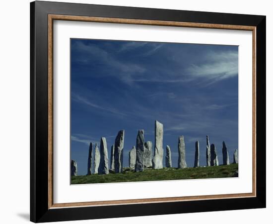 Callanish Stone Circle, Lewis, Outer Hebrides, Western Isles, Scotland, United Kingdom, Europe-Woolfitt Adam-Framed Photographic Print