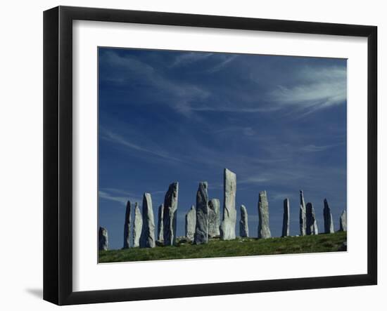 Callanish Stone Circle, Lewis, Outer Hebrides, Western Isles, Scotland, United Kingdom, Europe-Woolfitt Adam-Framed Photographic Print