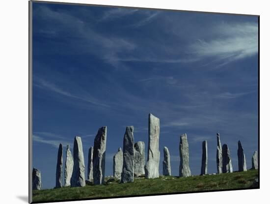 Callanish Stone Circle, Lewis, Outer Hebrides, Western Isles, Scotland, United Kingdom, Europe-Woolfitt Adam-Mounted Photographic Print