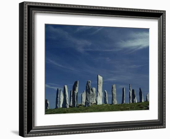 Callanish Stone Circle, Lewis, Outer Hebrides, Western Isles, Scotland, United Kingdom, Europe-Woolfitt Adam-Framed Photographic Print