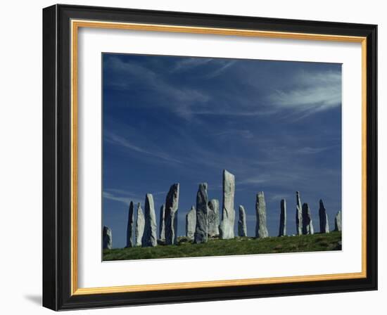 Callanish Stone Circle, Lewis, Outer Hebrides, Western Isles, Scotland, United Kingdom, Europe-Woolfitt Adam-Framed Photographic Print