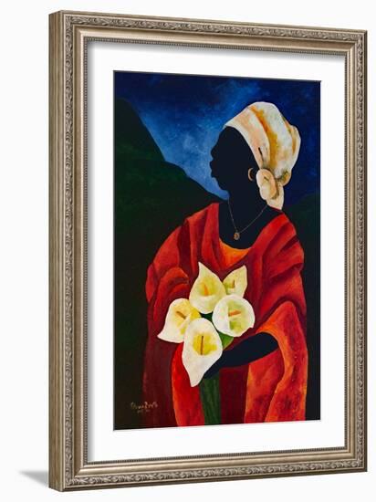 Callas Five, 2017 (Acrylic on Canvas)-Patricia Brintle-Framed Giclee Print