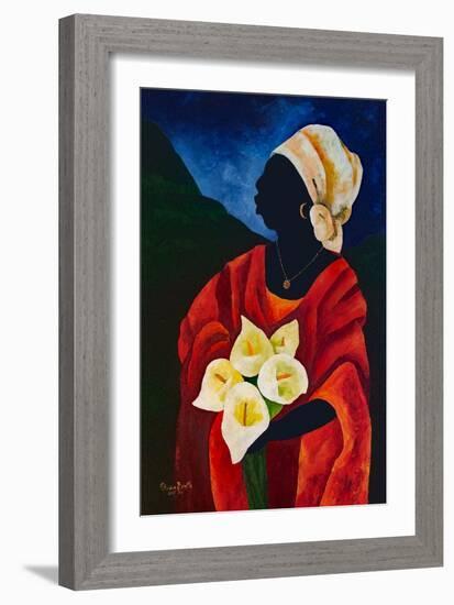 Callas Five, 2017 (Acrylic on Canvas)-Patricia Brintle-Framed Giclee Print