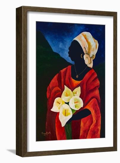 Callas Five, 2017 (Acrylic on Canvas)-Patricia Brintle-Framed Giclee Print