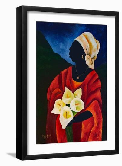 Callas Five, 2017 (Acrylic on Canvas)-Patricia Brintle-Framed Giclee Print