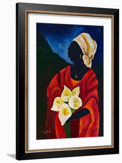 Callas Five, 2017 (Acrylic on Canvas)-Patricia Brintle-Framed Giclee Print