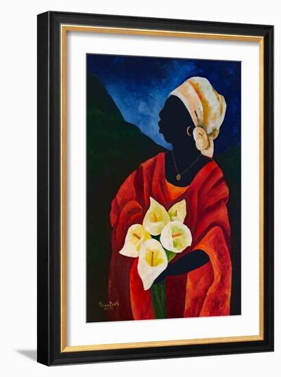 Callas Five, 2017 (Acrylic on Canvas)-Patricia Brintle-Framed Giclee Print