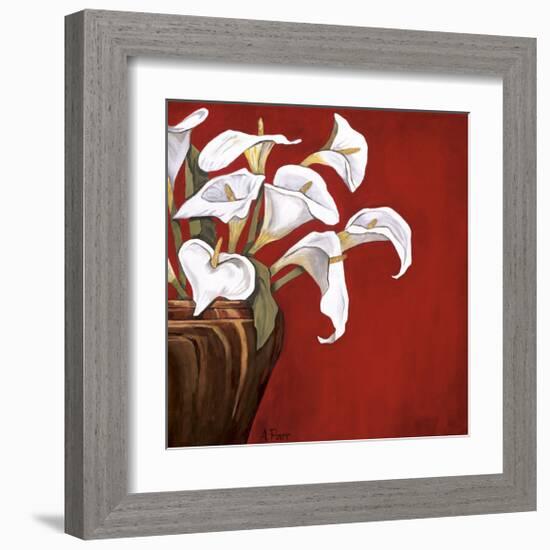 Callas on Red-Ann Parr-Framed Giclee Print