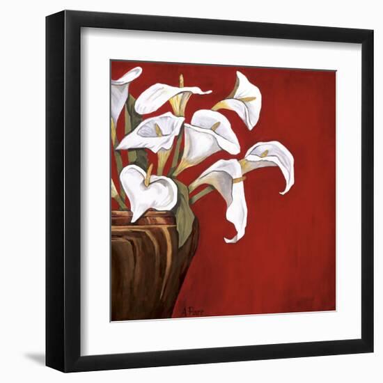 Callas on Red-Ann Parr-Framed Giclee Print