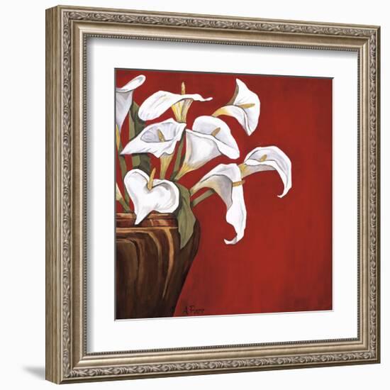 Callas on Red-Ann Parr-Framed Giclee Print