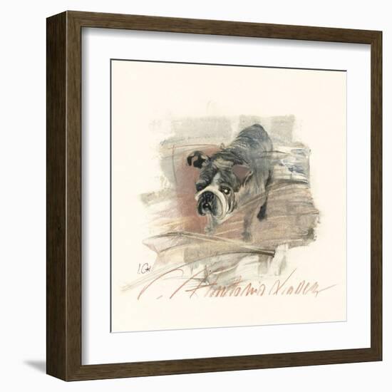 Calle Antonio Valdez-Ines Champagne-Framed Art Print