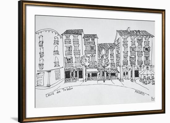 Calle de Toledo shopping street, Madrid, Spain-Richard Lawrence-Framed Premium Photographic Print