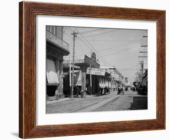 Calle Galleano, Havana, Cuba-null-Framed Photo