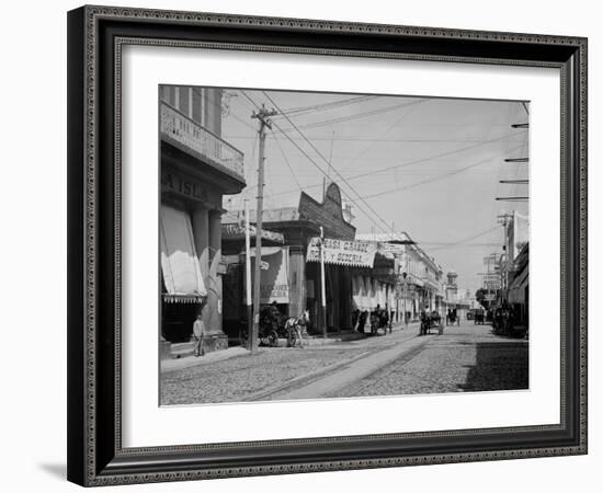 Calle Galleano, Havana, Cuba-null-Framed Photo