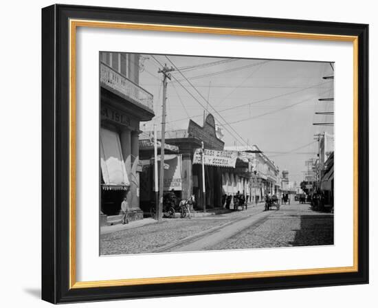 Calle Galleano, Havana, Cuba-null-Framed Photo