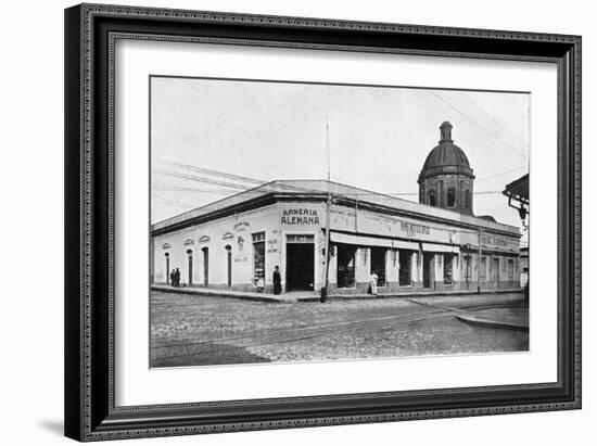 Calle Palmas, Asuncion, Paraguay, 1911-null-Framed Giclee Print