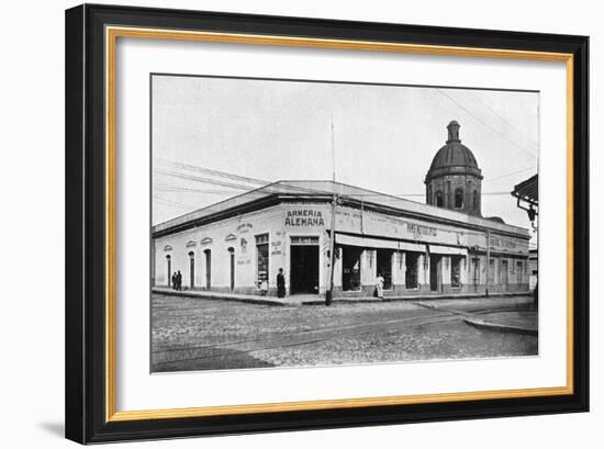 Calle Palmas, Asuncion, Paraguay, 1911-null-Framed Giclee Print