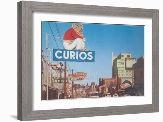 Calle Revolucion in Tijuana-null-Framed Art Print