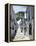 Calle San Sebastian, a Narrow Street in Mountain Village, Mijas, Malaga, Andalucia, Spain-Pearl Bucknall-Framed Premier Image Canvas