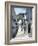 Calle San Sebastian, a Narrow Street in Mountain Village, Mijas, Malaga, Andalucia, Spain-Pearl Bucknall-Framed Photographic Print