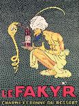 The Fakyr: Charmer and Giver of Spirit, Advertisement for 'Fakyr' Aperitif-Michel, called Mich Liebeaux-Framed Giclee Print