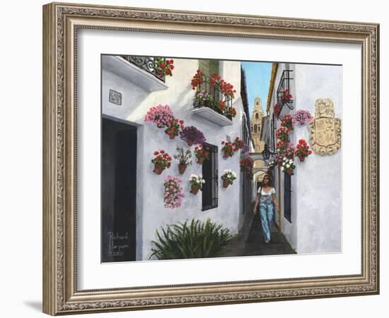 Calleje De Las Flores Cordoba-Richard Harpum-Framed Art Print