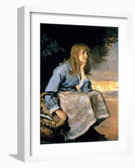 Caller Herrin'-John Everett Millais-Framed Giclee Print