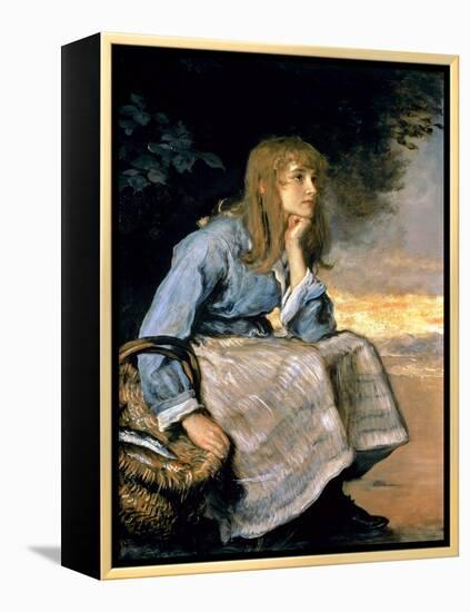 Caller Herrin'-John Everett Millais-Framed Premier Image Canvas