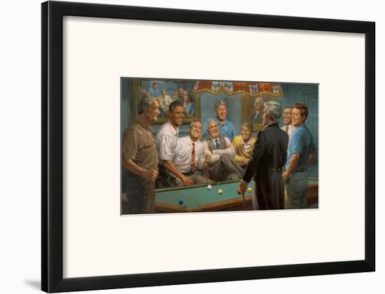 Callin' The Red-Andy Thomas-Framed Art Print