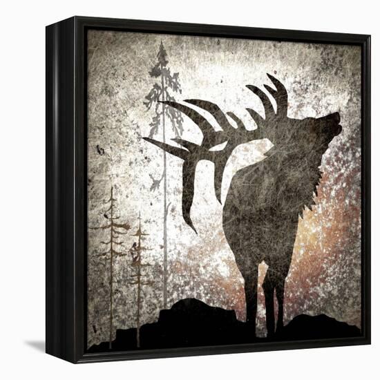 Calling Elk-LightBoxJournal-Framed Premier Image Canvas