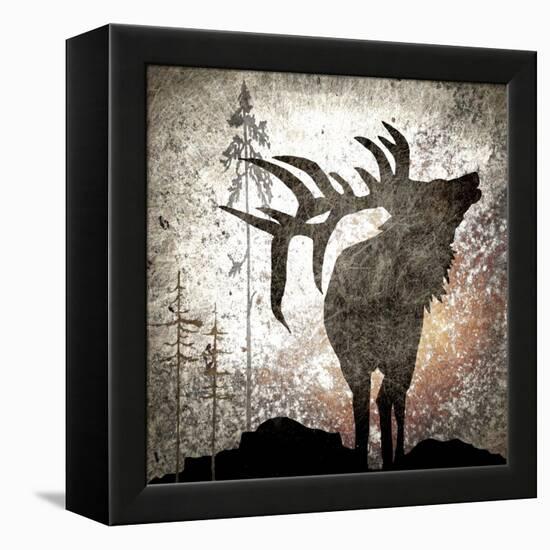 Calling Elk-LightBoxJournal-Framed Premier Image Canvas