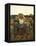 Calling in Gleaners, 1859-Jules Breton-Framed Premier Image Canvas
