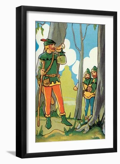 Calling the Merry Men-null-Framed Art Print