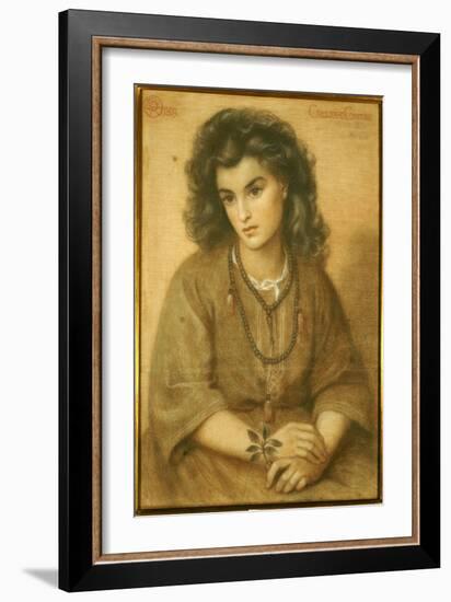 Calliope Coronio, 1869-Dante Gabriel Rossetti-Framed Giclee Print