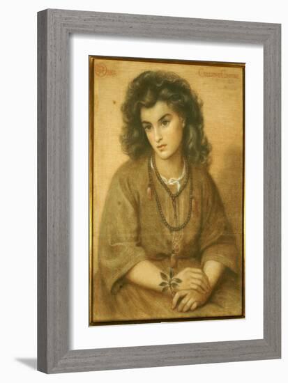 Calliope Coronio, Dated 1869-Dante Gabriel Rossetti-Framed Giclee Print