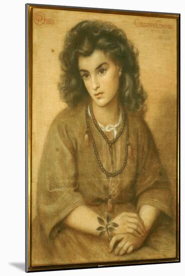 Calliope Coronio, Dated 1869-Dante Gabriel Rossetti-Mounted Giclee Print