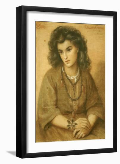 Calliope Coronio, Dated 1869-Dante Gabriel Rossetti-Framed Giclee Print