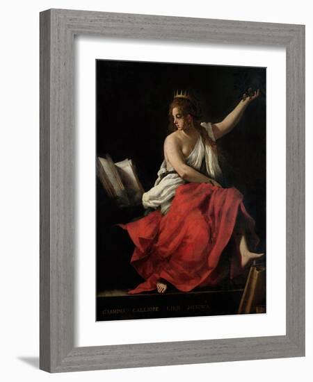 Calliope, Muse of Epic Poetry-Giovanni Baglione-Framed Giclee Print