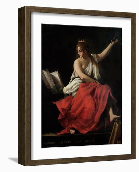 Calliope, Muse of Epic Poetry-Giovanni Baglione-Framed Giclee Print