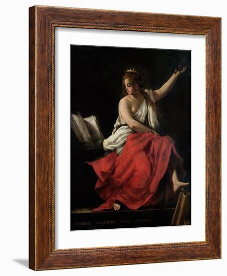 Calliope, Muse of Epic Poetry-Giovanni Baglione-Framed Giclee Print