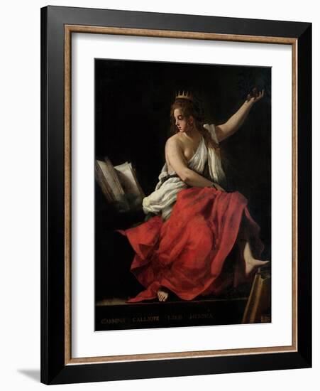 Calliope, Muse of Epic Poetry-Giovanni Baglione-Framed Giclee Print