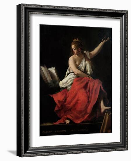 Calliope, Muse of Epic Poetry-Giovanni Baglione-Framed Giclee Print