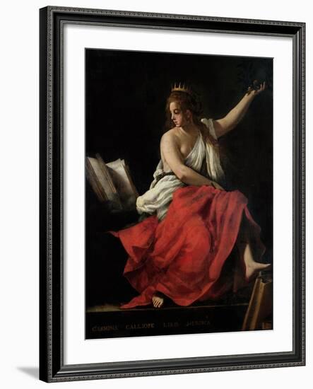 Calliope, Muse of Epic Poetry-Giovanni Baglione-Framed Giclee Print