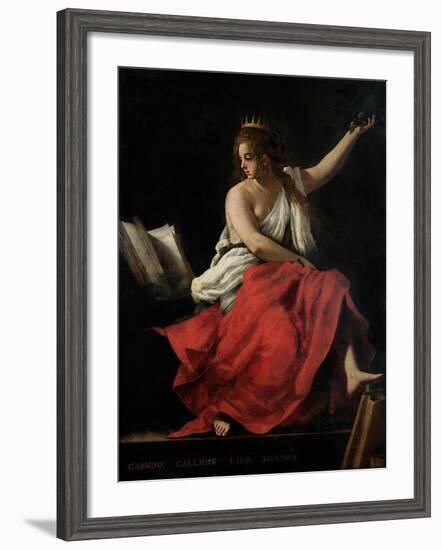 Calliope, Muse of Epic Poetry-Giovanni Baglione-Framed Giclee Print