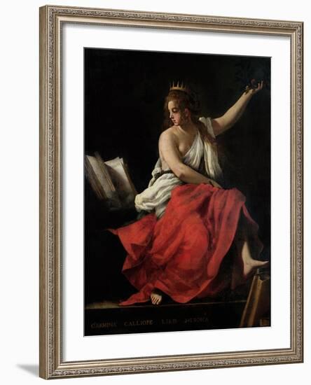 Calliope, Muse of Epic Poetry-Giovanni Baglione-Framed Giclee Print