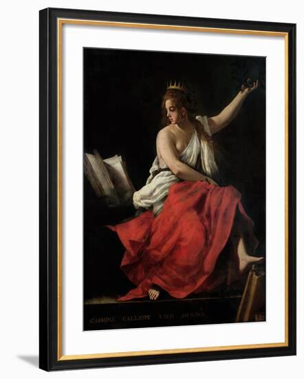 Calliope, Muse of Epic Poetry-Giovanni Baglione-Framed Giclee Print