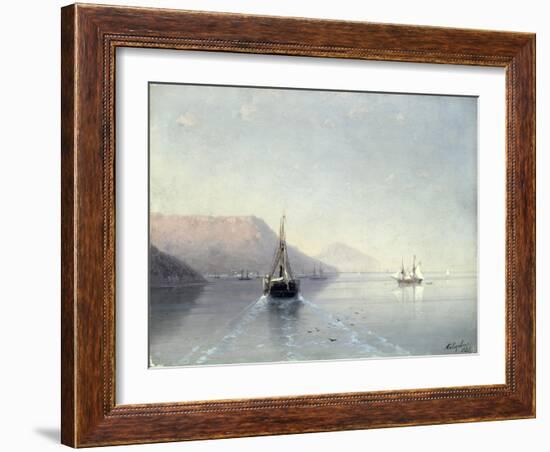 Calm, 1885-Ivan Konstantinovich Aivazovsky-Framed Giclee Print