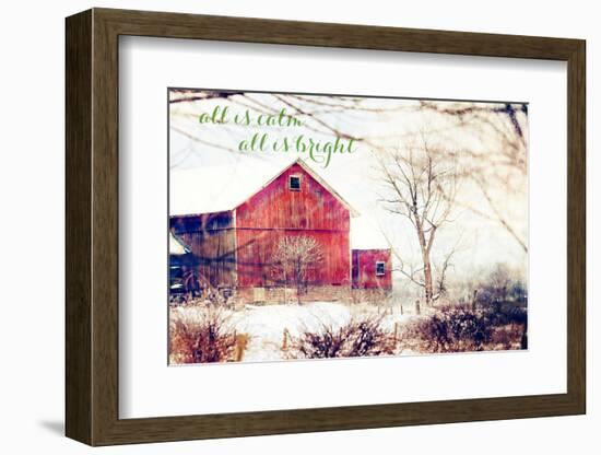 Calm and Bright Barn-Kelly Poynter-Framed Photographic Print